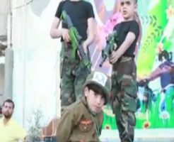 【衝撃映像】パレスチナの子どもたちのお遊戯会：ユダヤ人を抹殺しよう！