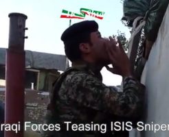 【ISIS】イスラム国のスナイパーからかったら顔真っ赤にして怒ってやんのｗｗｗ byイラク兵