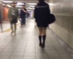 【エロ注意】大阪市営地下鉄で隠し撮りしたJKを付け回した一部始終ｗｗｗ