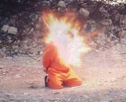 【イスラム国】isisさんの爆弾ネックレス処刑をスローモーションで再生してみた結果　※グロ動画