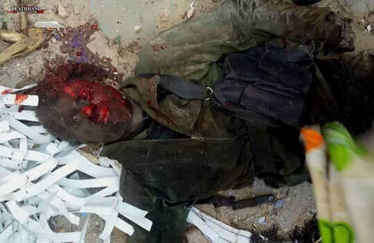 殲滅されたロシアテロリストの死体