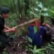 ジャングルの中で行われる残虐な暴行と止めを刺す処刑