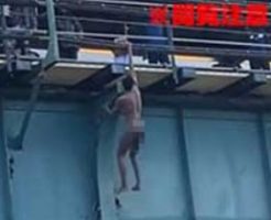 重度の麻薬中毒者、高架橋から全裸で飛び降り自殺…