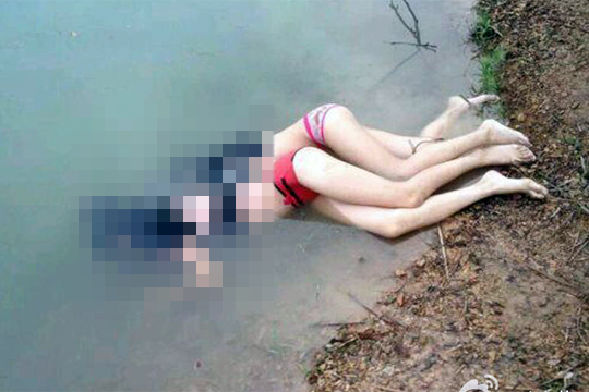 【閲覧注意】2人の溺死女子中学生が発見される・・・（4枚）